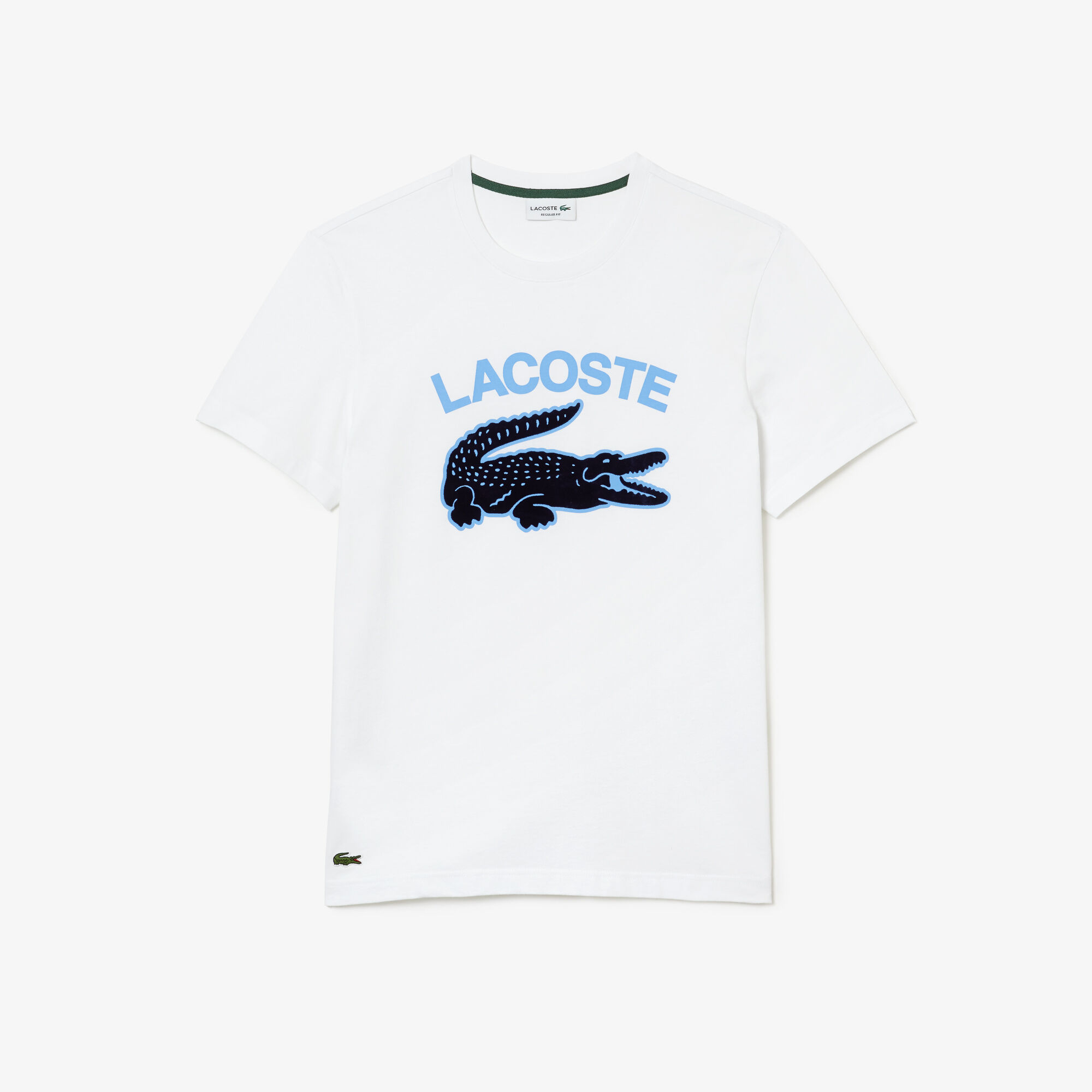 Buy Men s Lacoste Regular Fit XL Crocodile Print T shirt Lacoste EG