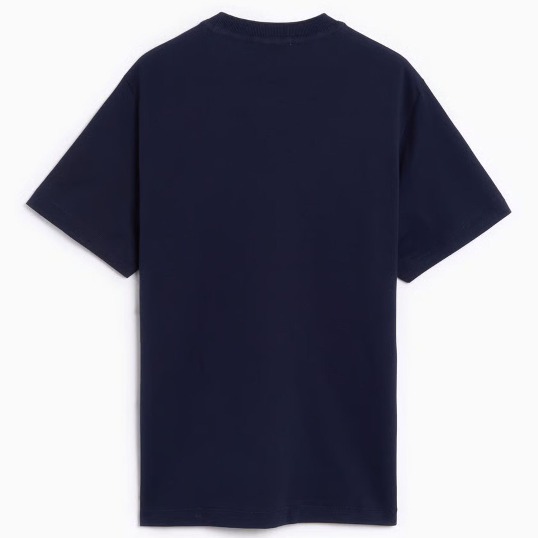Ribbed Neck Petit Pique T-shirt Ribbed Neck Petit Pique T-shirt