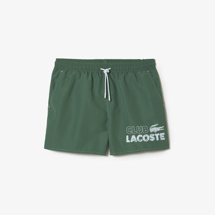 Men’s Lacoste Quick Dry Swim Trunks With Integrated Lining