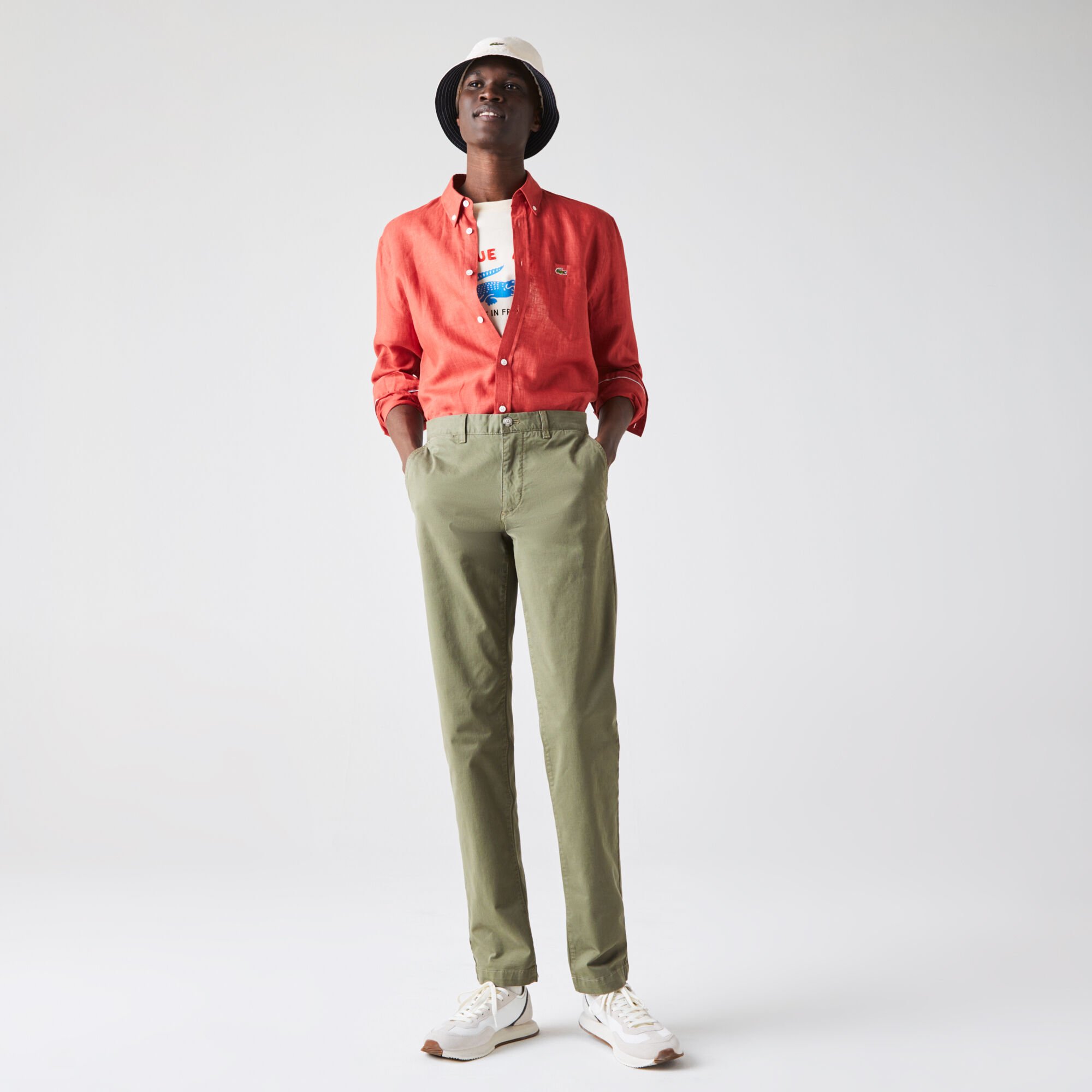 Men s Slim Fit Stretch Gabardine Chino Pants