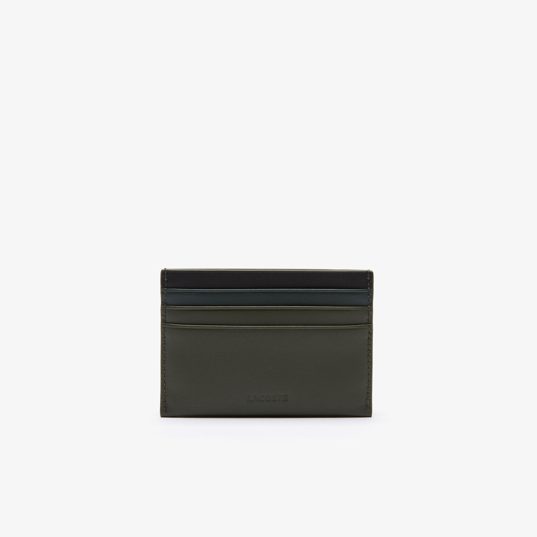 Men's Fitzgerald Colourblock Smooth Leather Credit Card Holder lacoste men s fitzgerald colourblock smooth leather credit card holder