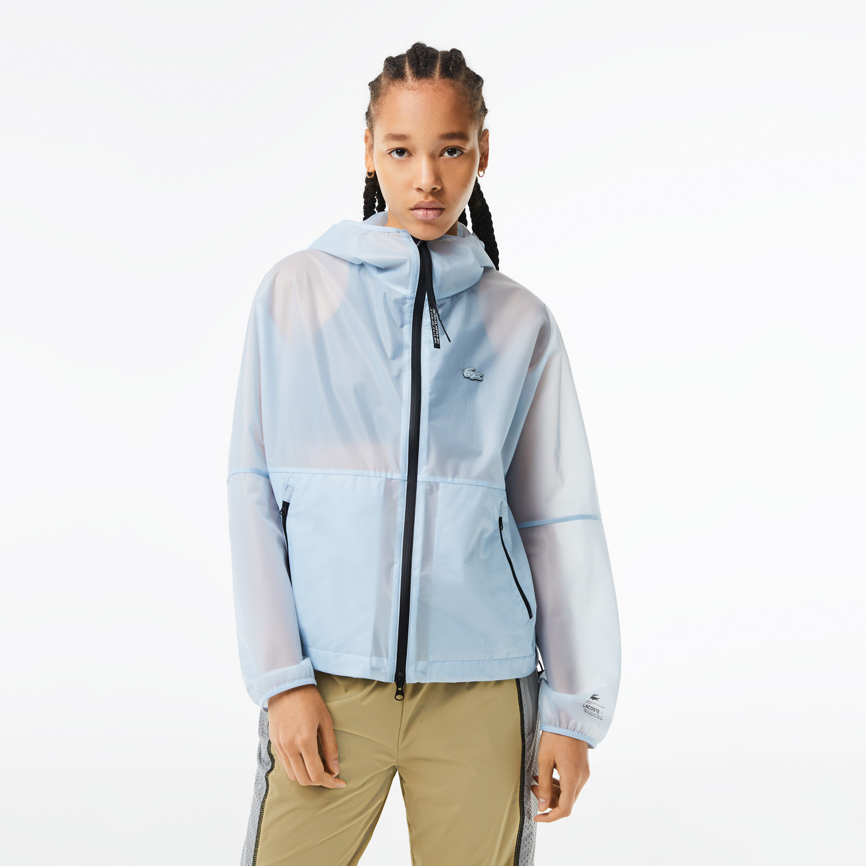 Women’s Lacoste Transparent Windbreaker Women’s Lacoste Transparent Windbreaker