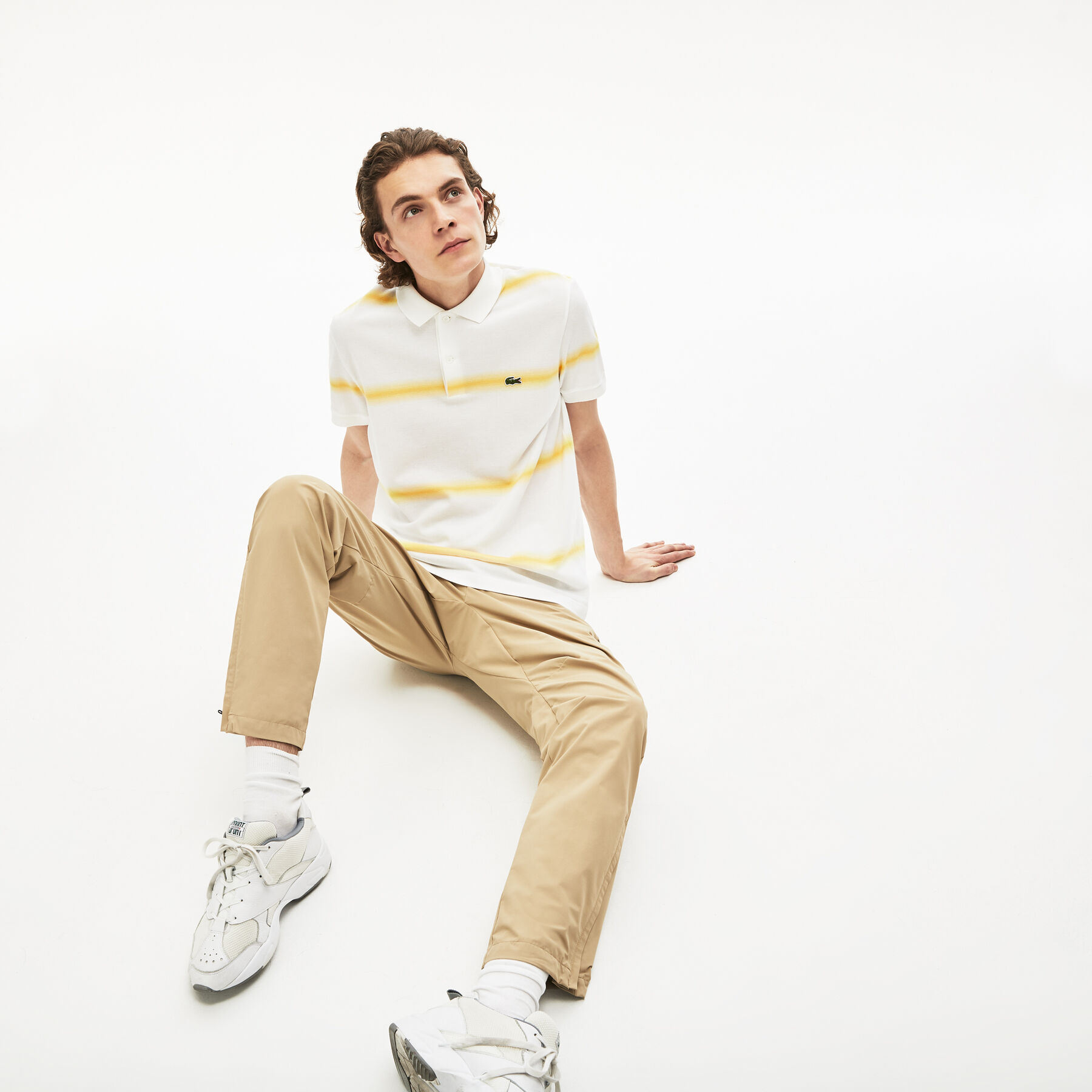 men s lacoste made in france regular fit cotton piqu  polo shirt