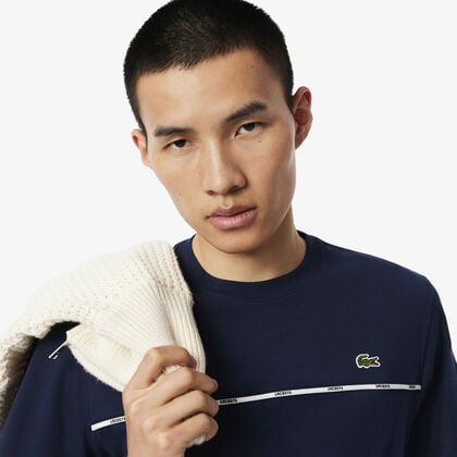 Lacoste Trim Cotton Jersey T-shirt Lacoste Trim Cotton Jersey T-shirt