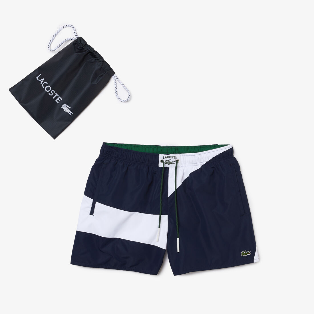 Men's Heritage Graphic Patch Light Swimming Trunks Men's Heritage Graphic Patch Light Swimming Trunks
