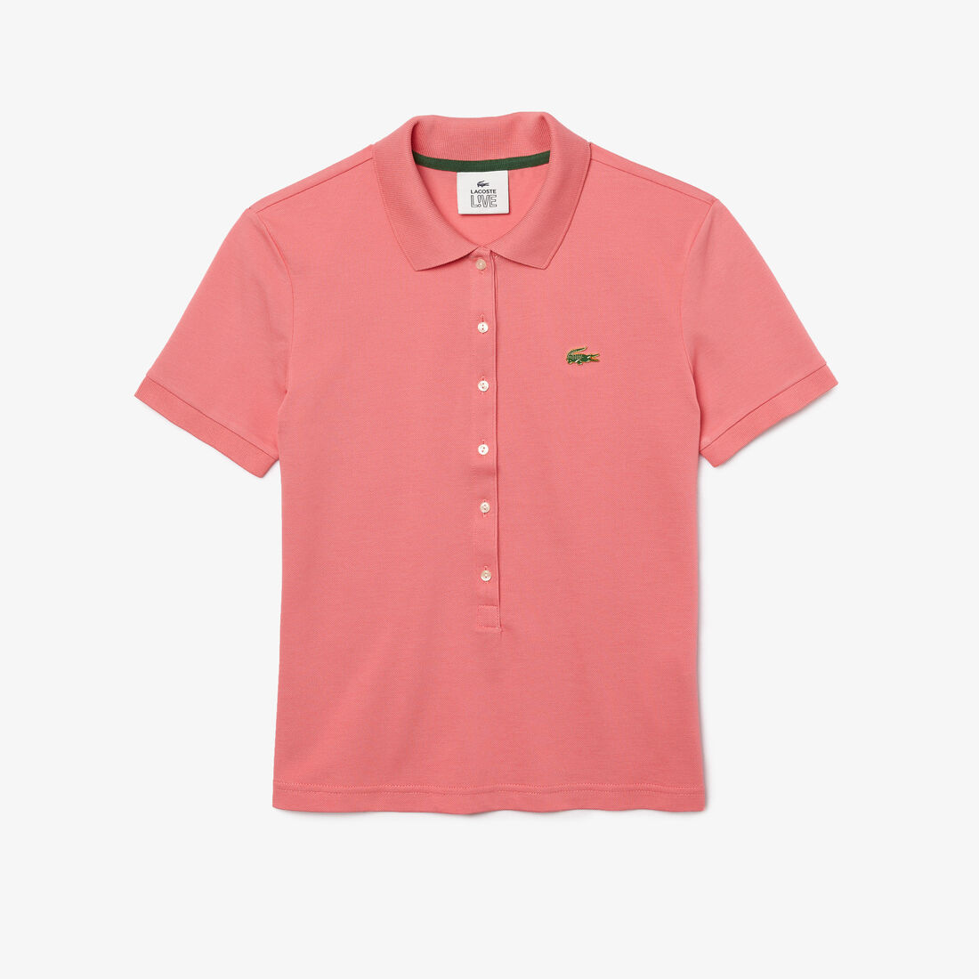 Women’s Lacoste LIVE Slim Fit Stretch Cotton Piqué Polo Women’s Lacoste LIVE Slim Fit Stretch Cotton Piqué Polo