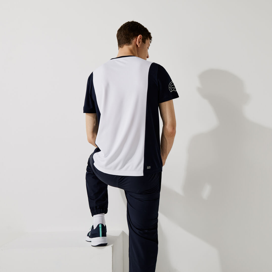 Men’s Lacoste SPORT Breathable Resistant Bicolor T-shirt Men’s Lacoste SPORT Breathable Resistant Bicolor T-shirt