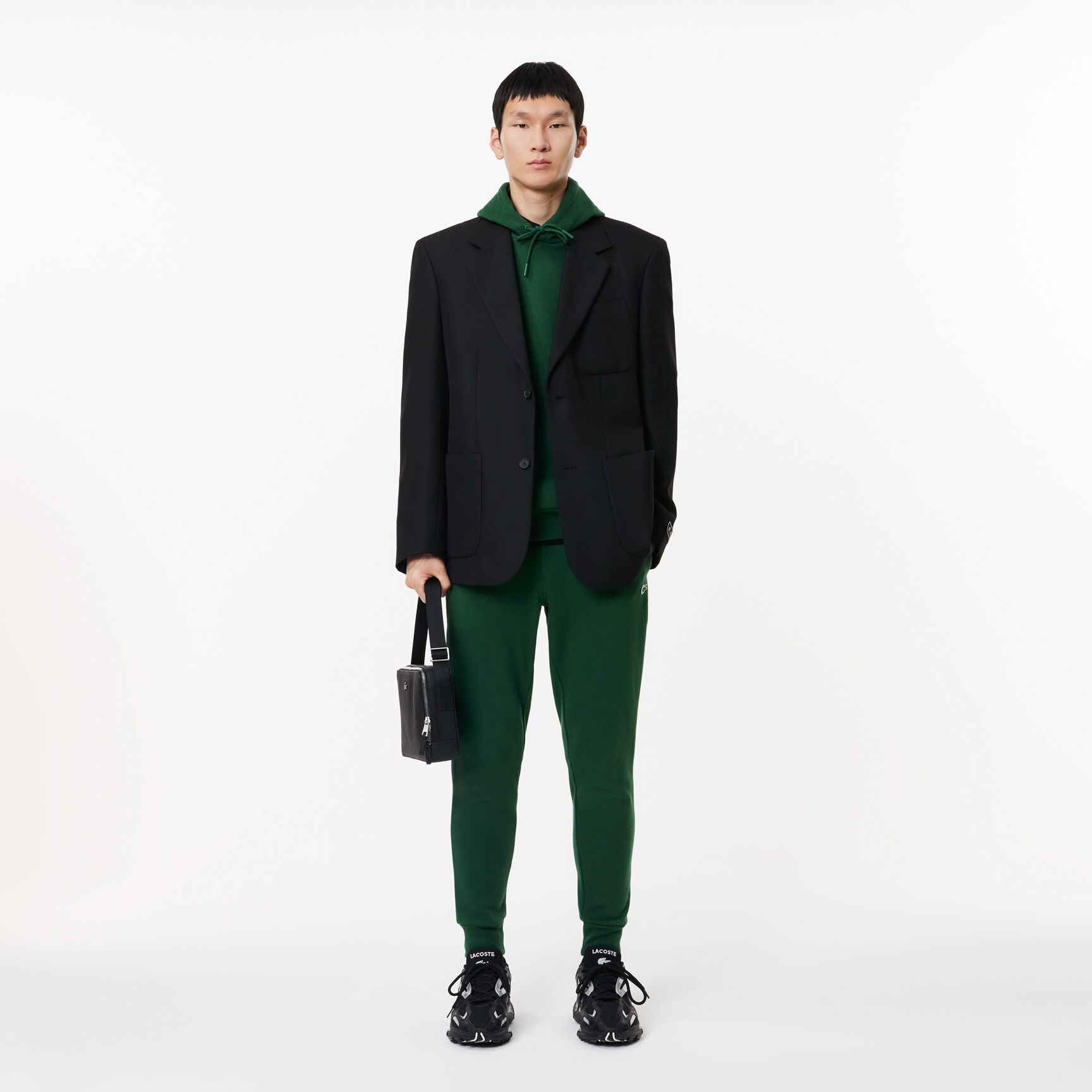 سويت شيرت لاكوست بغطاء رأس قطن عضوي للرجال سويت شيرت لاكوست بغطاء رأس قطن عضوي للرجال