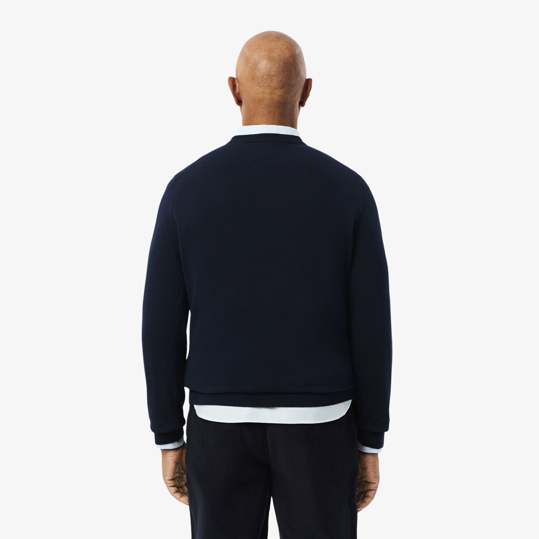 Monochrome Cotton V-neck Sweater Monochrome Cotton V-neck Sweater