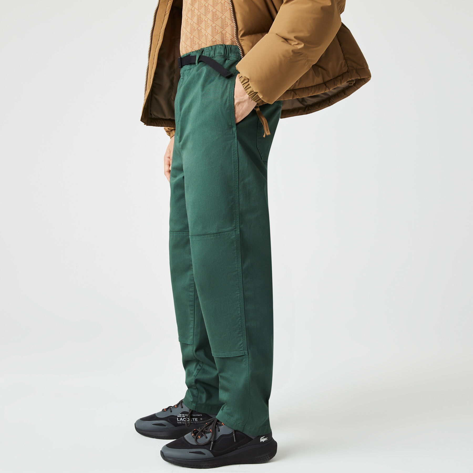 Men's Lacoste Organic Cotton Gabardine Chinos men s lacoste organic cotton gabardine chinos