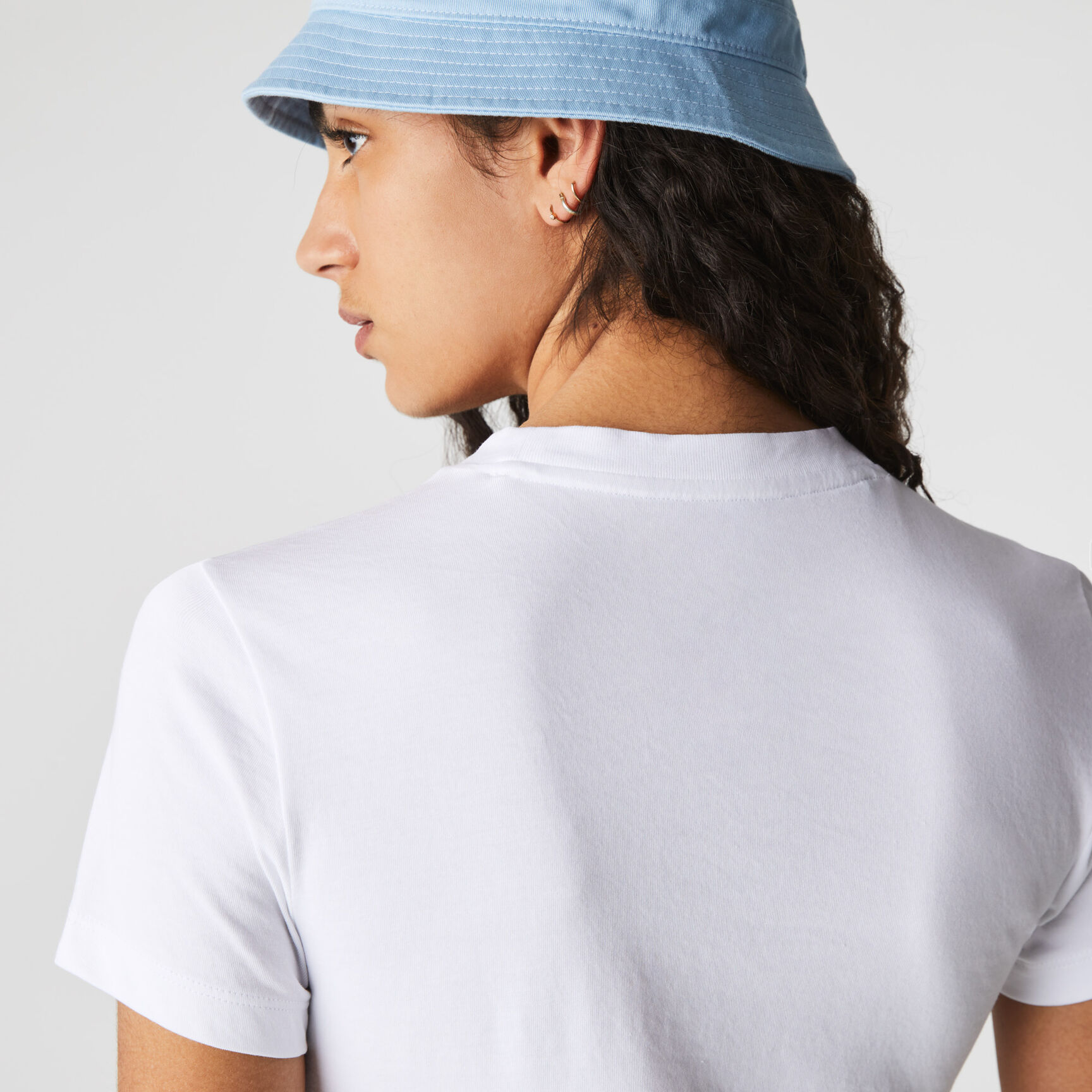 Women's Lacoste SPORT Breathable Houndstooth Patterned T-shirt Women's Lacoste SPORT Breathable Houndstooth Patterned T-shirt