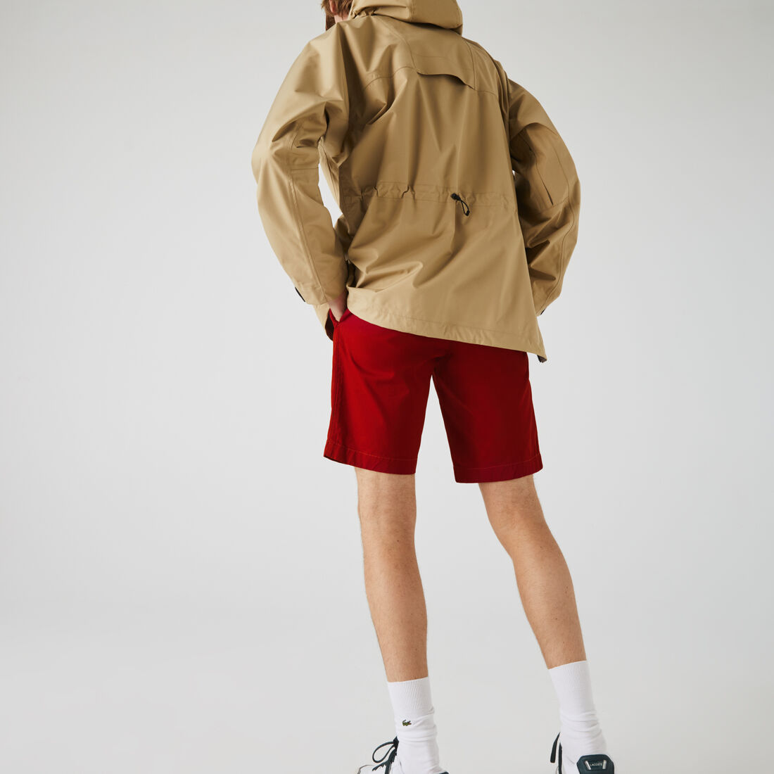 Men's Slim Fit Stretch Gabardine Bermuda Shorts Men's Slim Fit Stretch Gabardine Bermuda Shorts