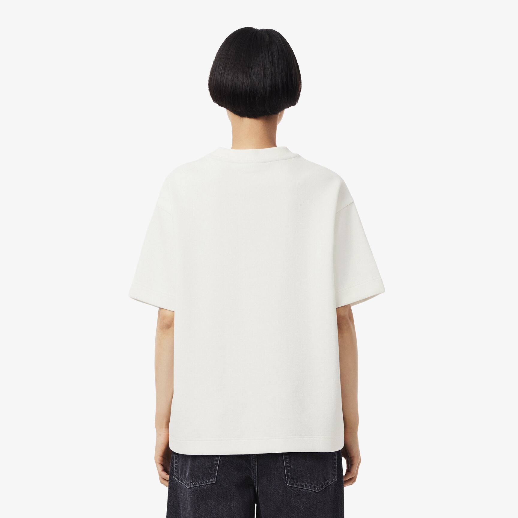 Oversized Double Face Pique T-shirt