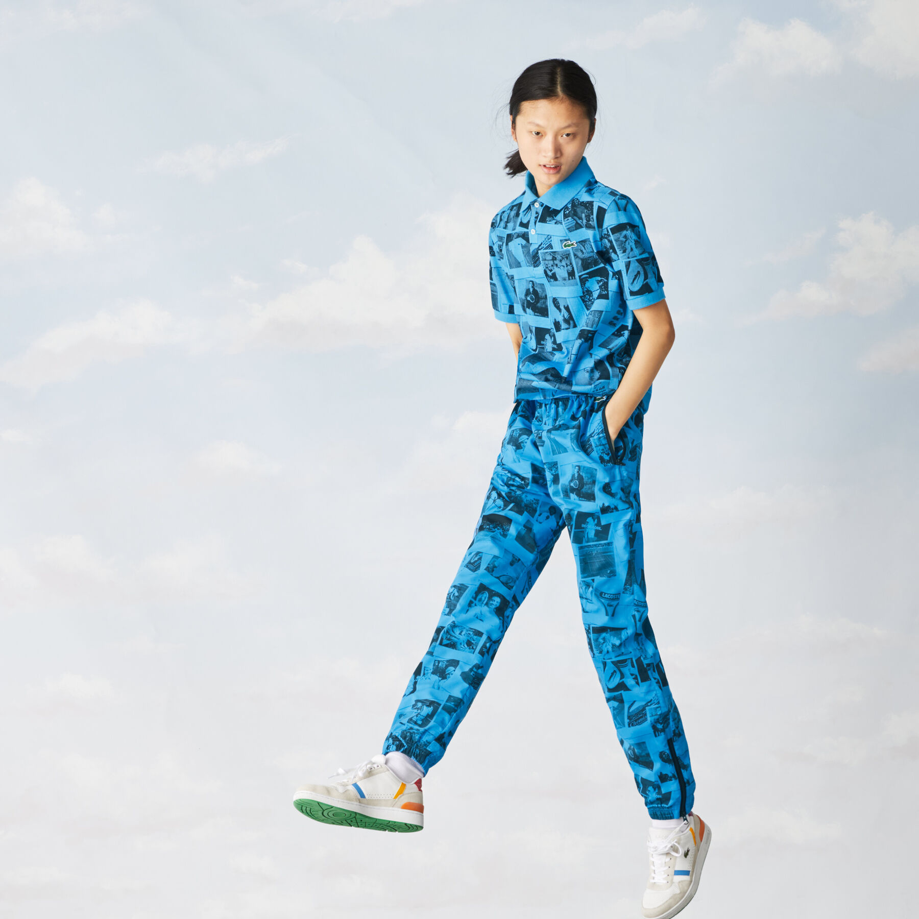 Unisex Lacoste LIVE Polaroid Collaboration Tracksuit Pants unisex lacoste live polaroid collaboration tracksuit pants