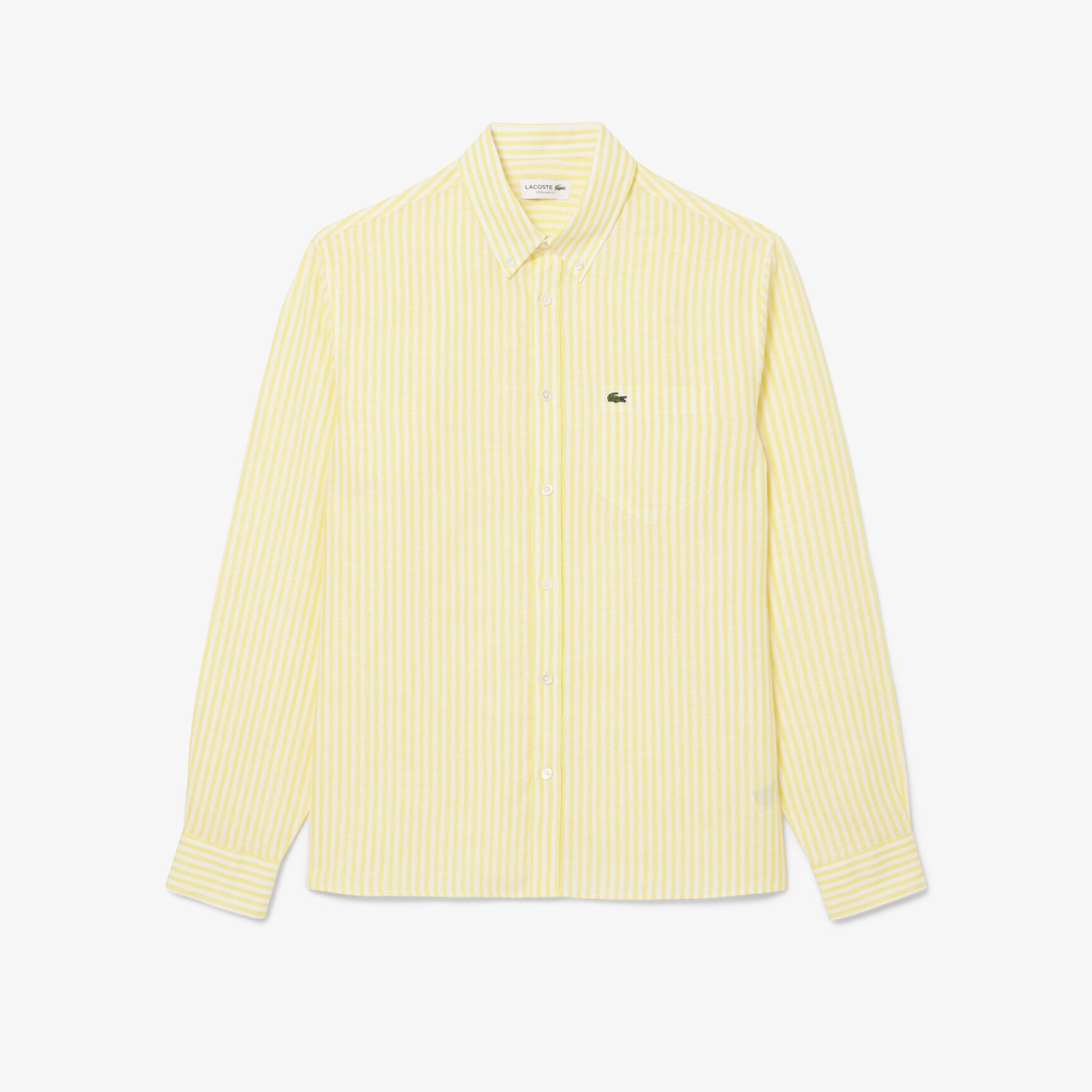 Regular Fit Striped Linen Shirt