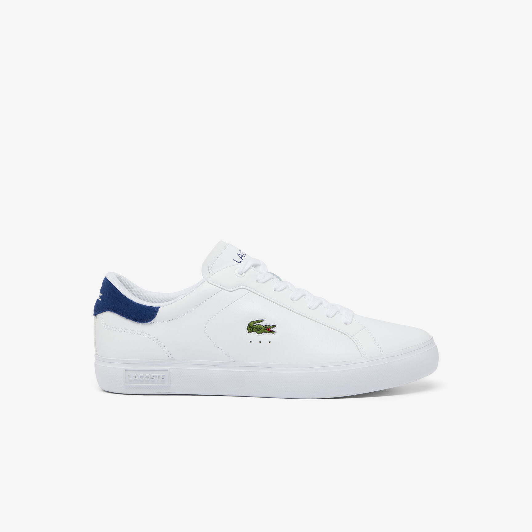 Men's Powercourt Logo Tongue Leather Trainers