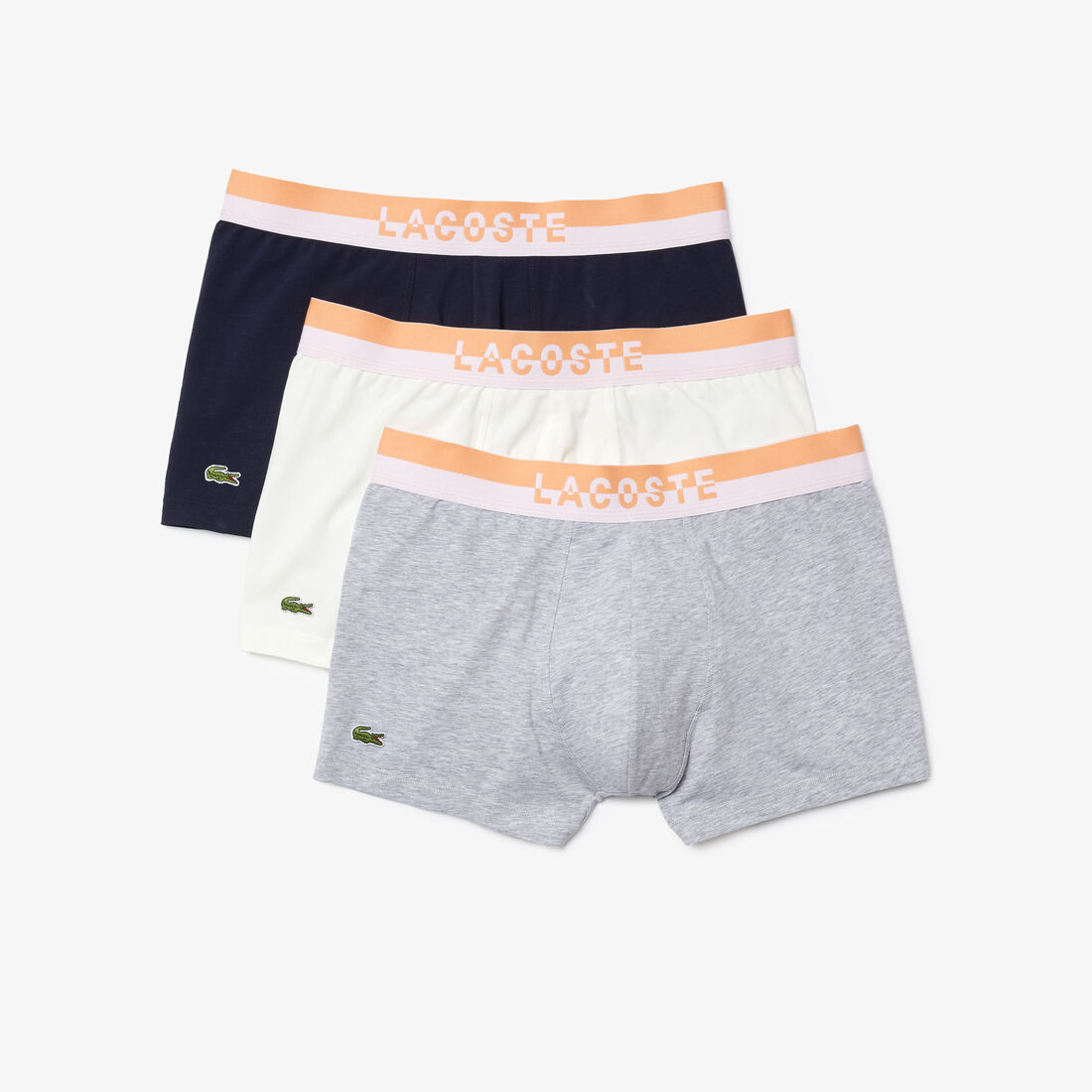 Pack Of 3 Casual Plain-Coloured Boxers Pack Of 3 Casual Plain-Coloured Boxers