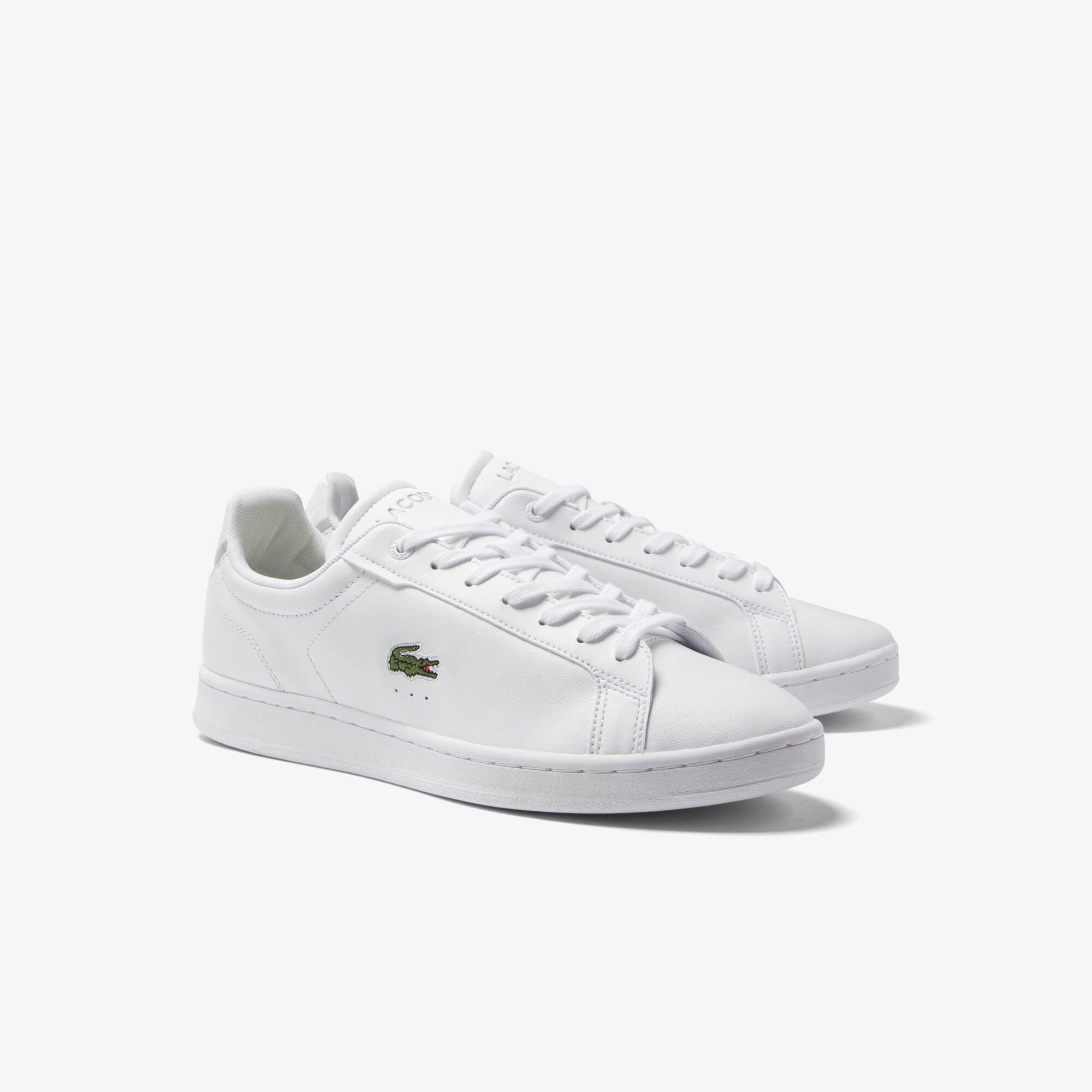Buy Men s Lacoste Carnaby Pro BL Leather Tonal Trainers Lacoste EG