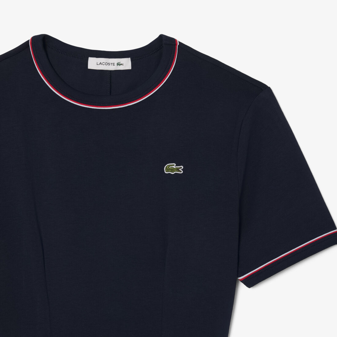 Trim Accent Jersey T-shirt Dress Trim Accent Jersey T-shirt Dress