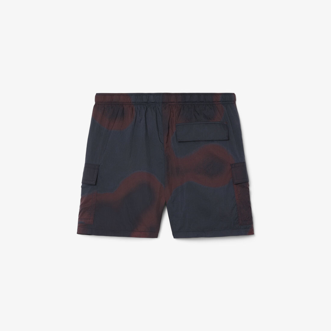 Ombre Print Nylon Cargo Shorts Ombre Print Nylon Cargo Shorts