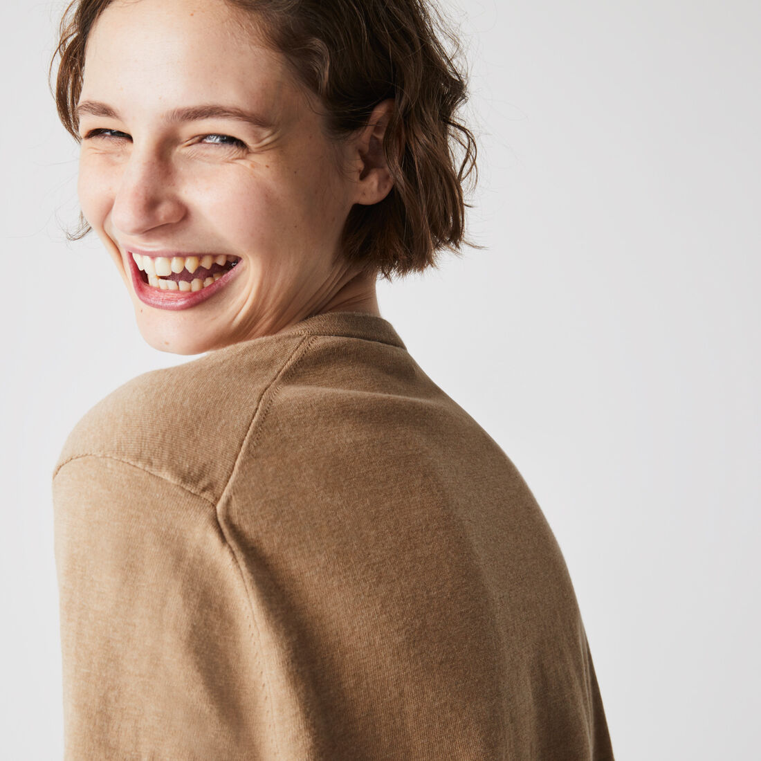 Women’s V-neck Loose Organic Cotton Sweater Women’s V-neck Loose Organic Cotton Sweater