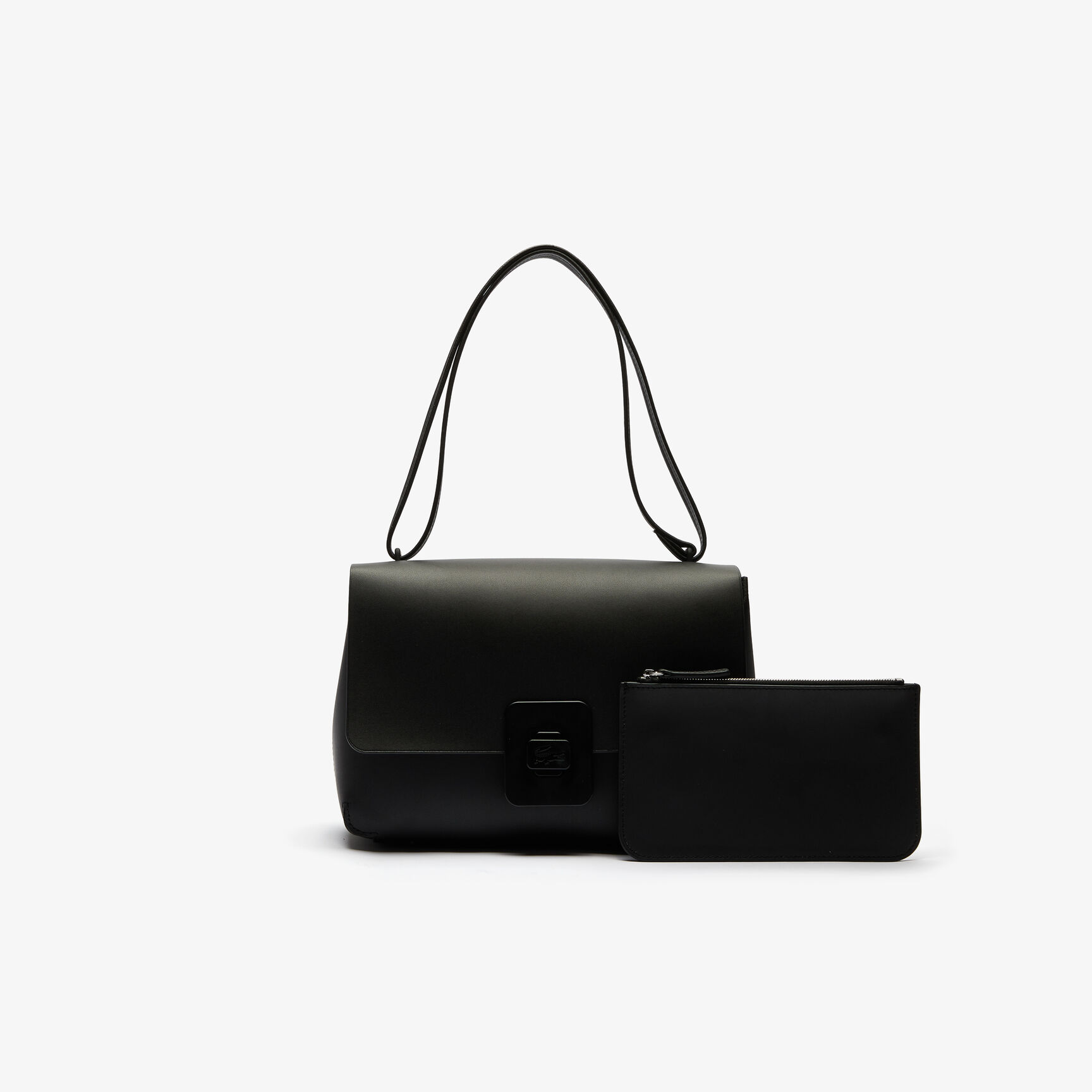 Women’s Croco Turn Crocodile Clasp Large Leather Shoulder Bag Women’s Croco Turn Crocodile Clasp Large Leather Shoulder Bag