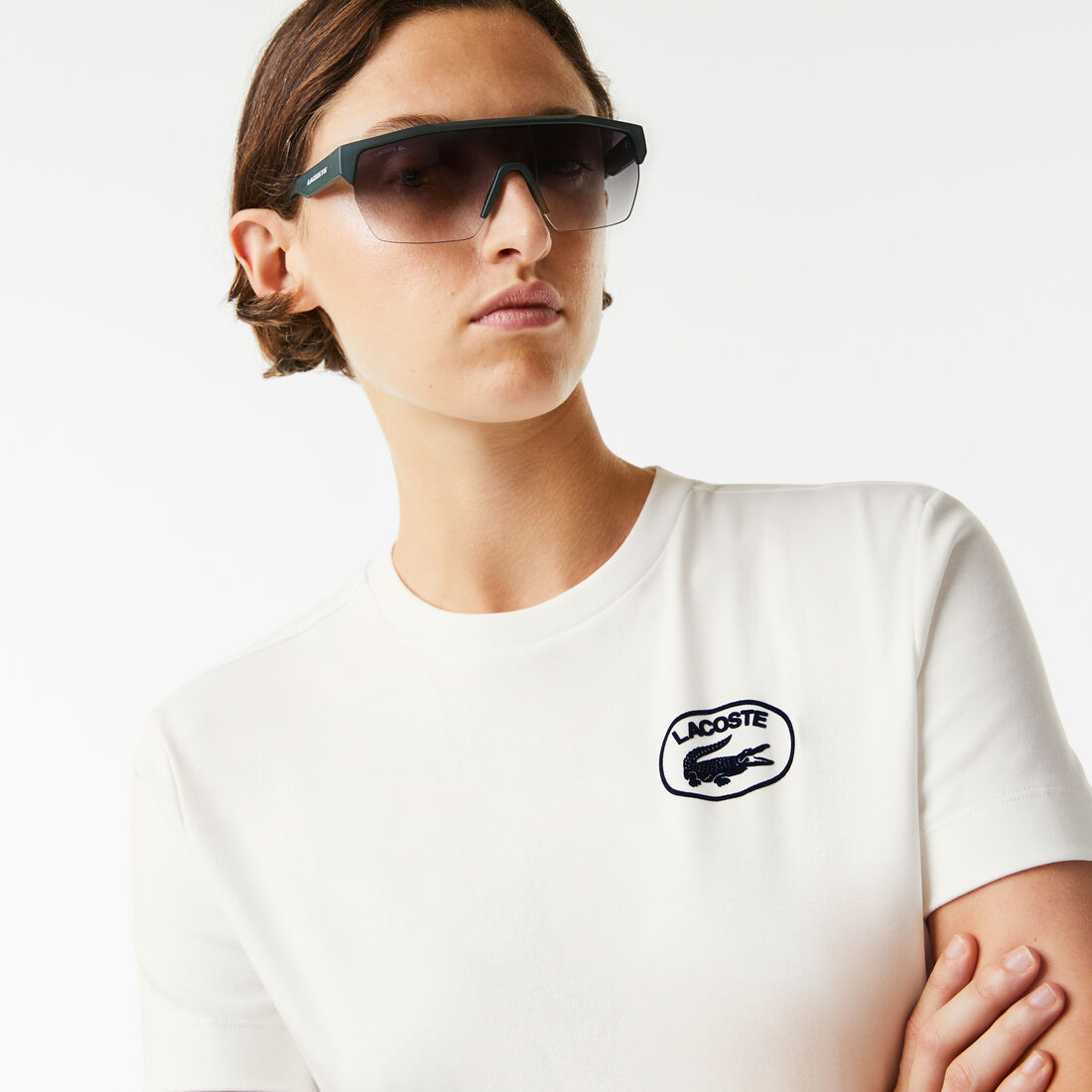 Women's Lacoste Loose Fit Organic Cotton T-shirt