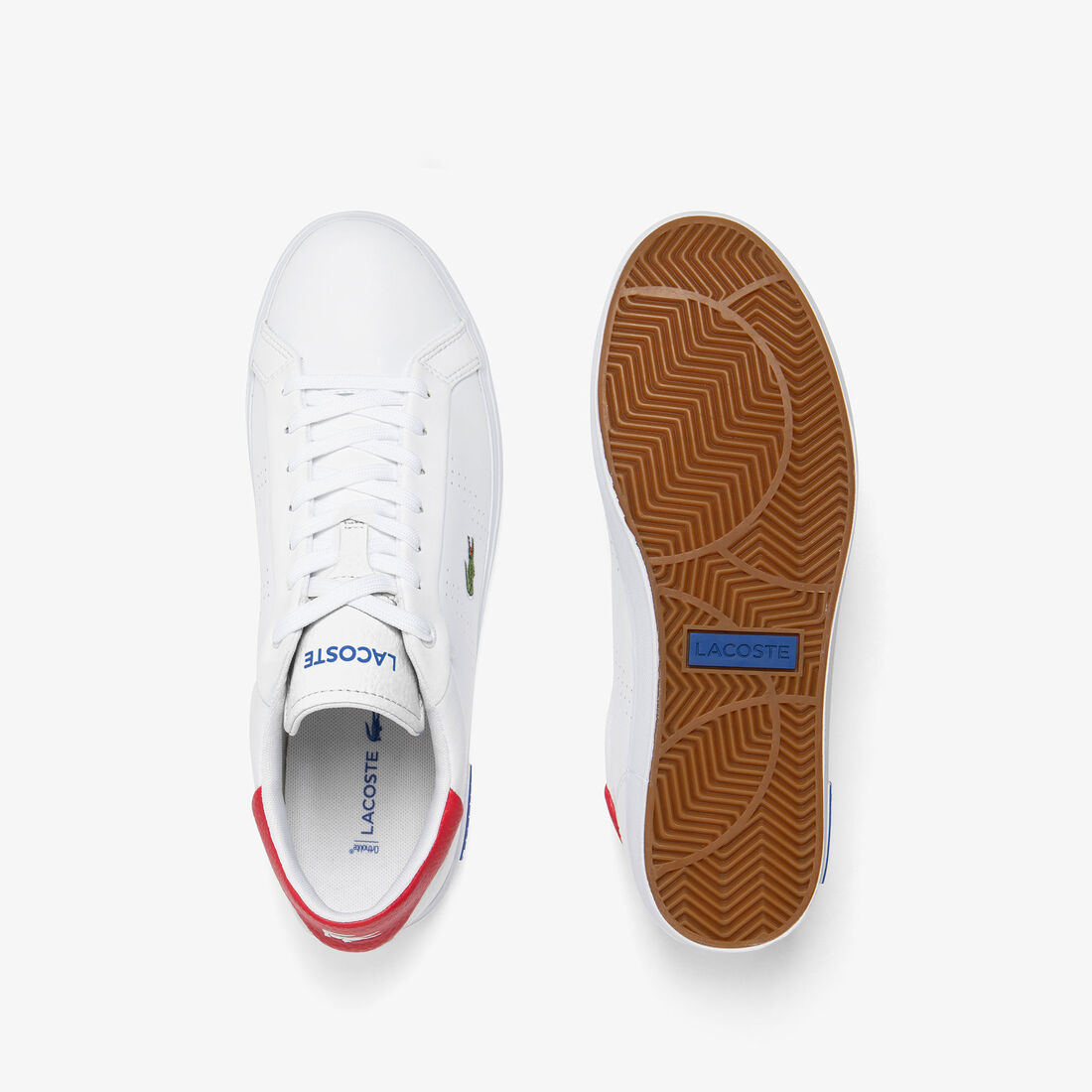 Men's Powercourt 2.0 Contrasted Leather Trainers Men's Powercourt 2.0 Contrasted Leather Trainers