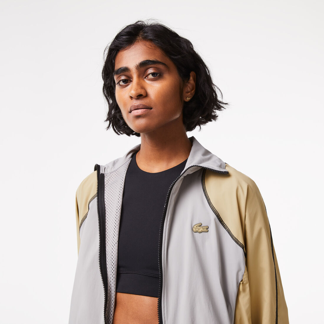 Women’s Lacoste Oversized Two Tone Taffeta Jacket Women’s Lacoste Oversized Two Tone Taffeta Jacket