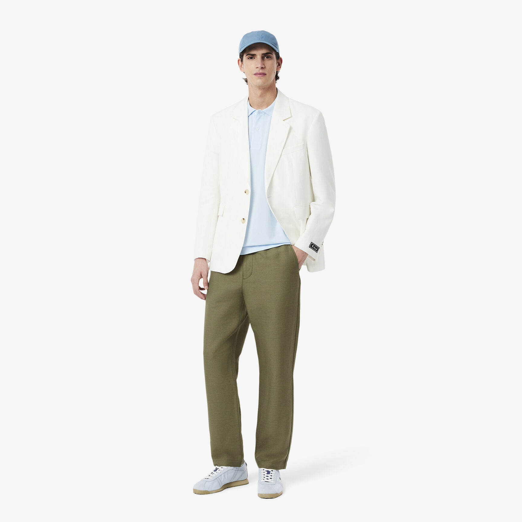 Regular Fit Linen Twill Pants
