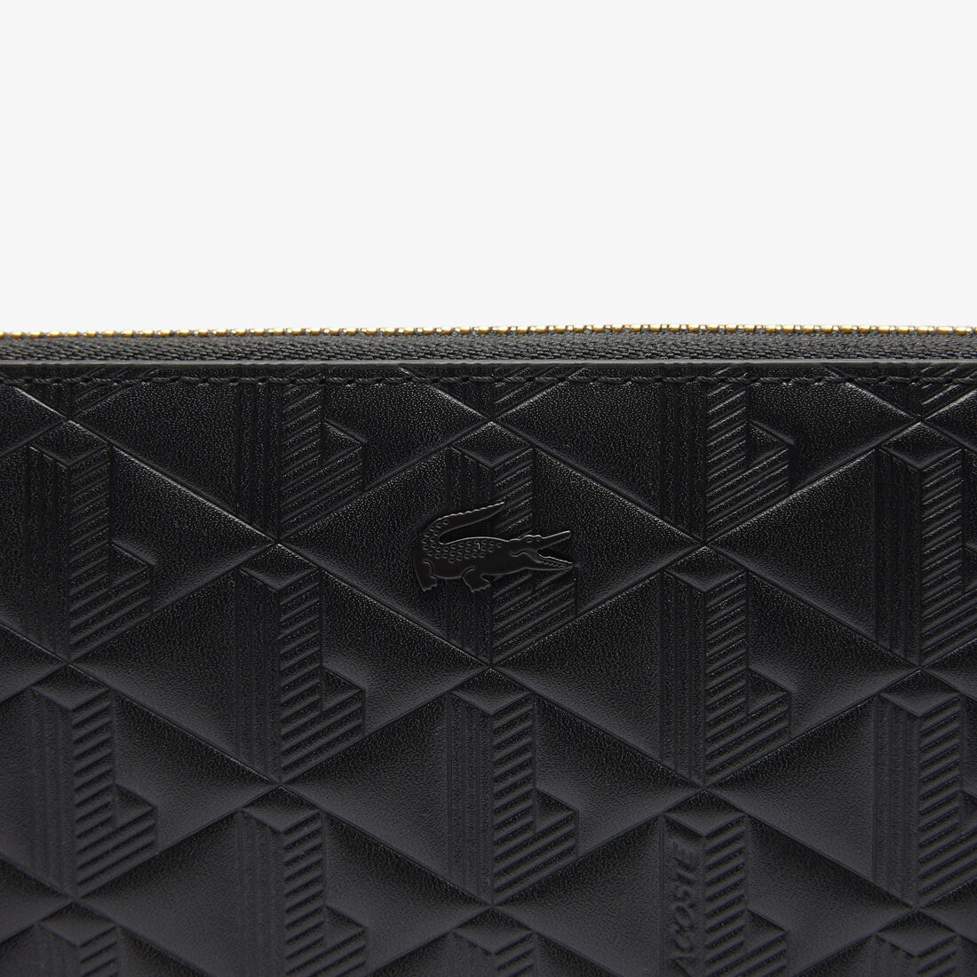 Maheki Zipped Embossed Leather Billfold Maheki Zipped Embossed Leather Billfold