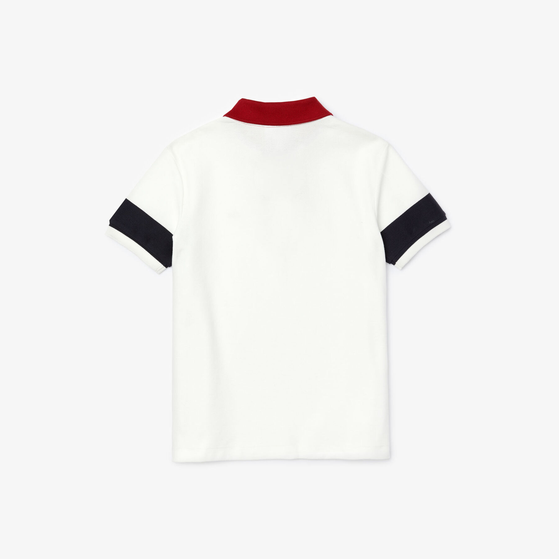 boys  lacoste made in france piqu  effect cotton polo shirt