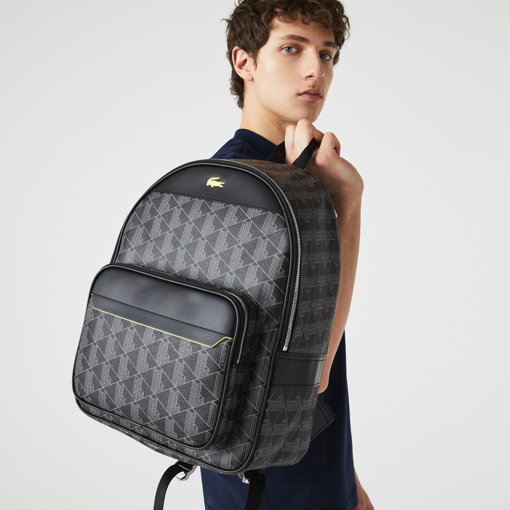 Men's The Blend Monogram Canvas Backpack Men's The Blend Monogram Canvas Backpack