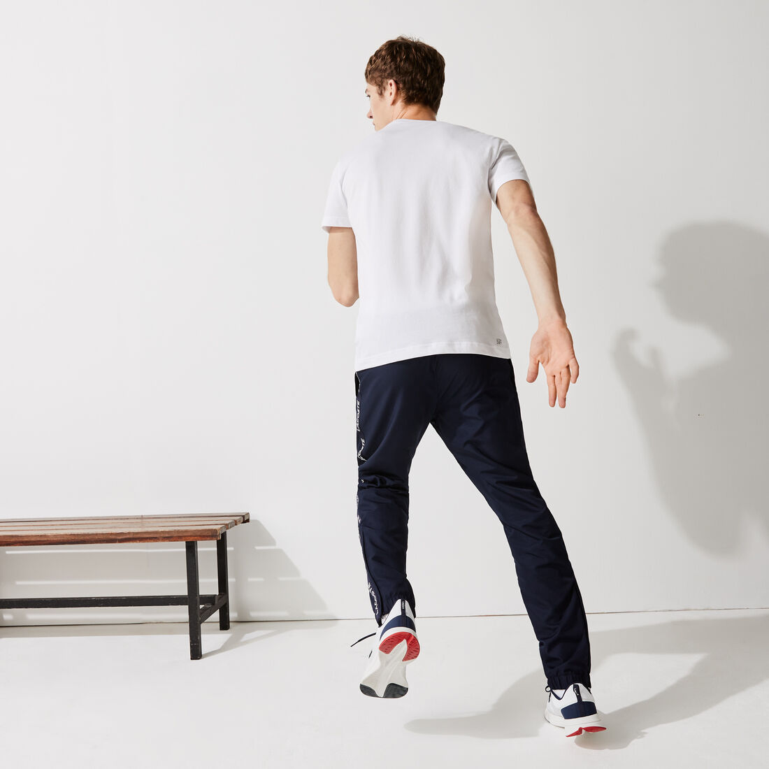 تي شيرت مسامي للرجال مع طباعة ثلاثية الأبعاد مجموعة Lacoste SPORT تي شيرت مسامي للرجال مع طباعة ثلاثية الأبعاد مجموعة Lacoste SPORT