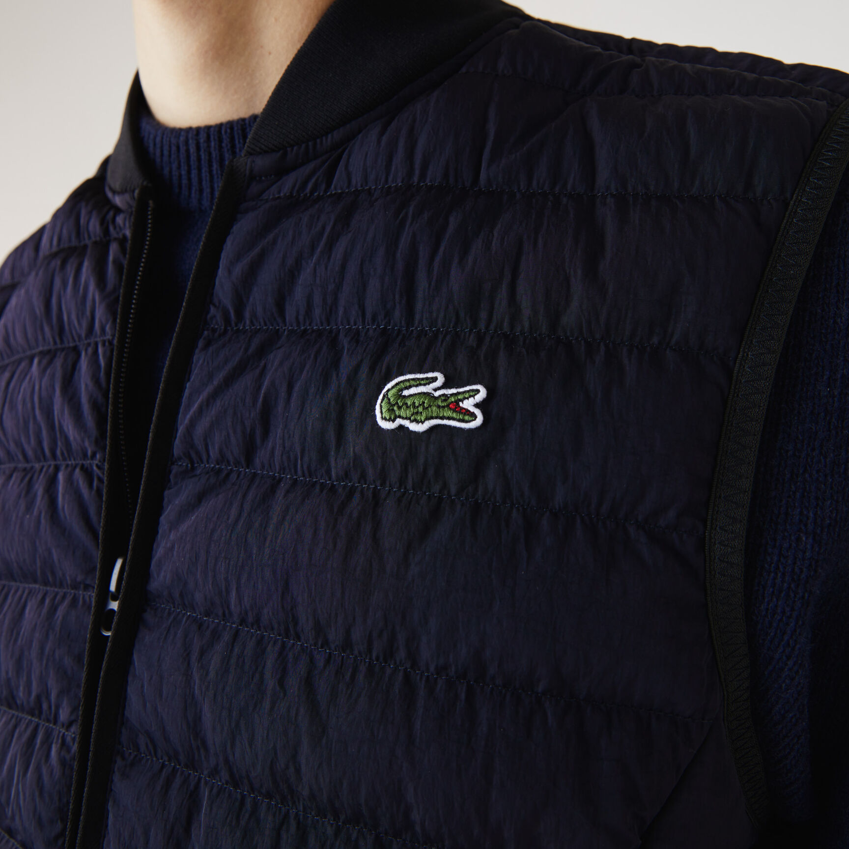 جاكيت منفوخ قابل للطي بقماش خفيف الوزن مقاوم للماء للرجال