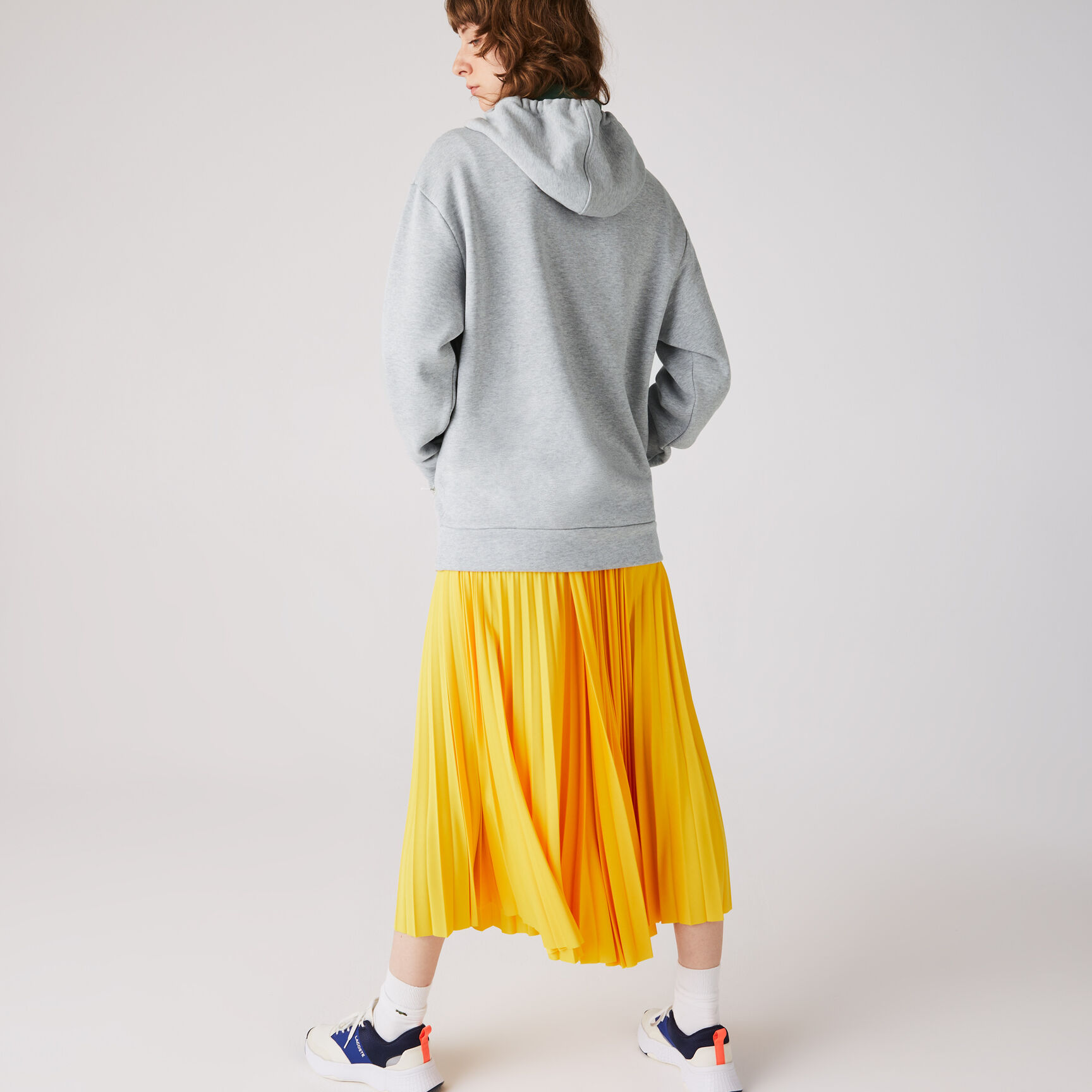 Women's Oversized Crocodile Print Hooded Fleece Sweatshirt