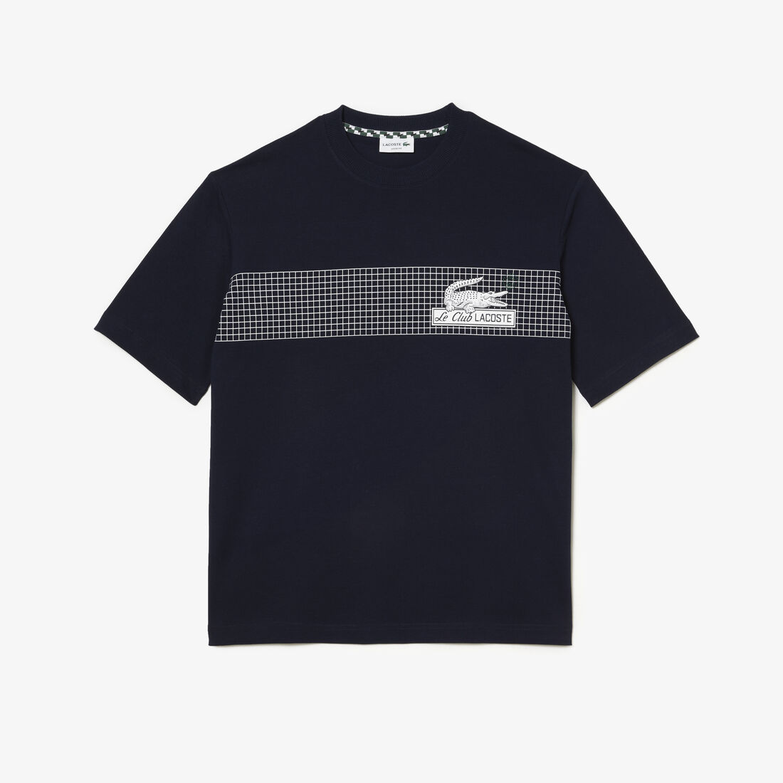 Men's Lacoste Loose Fit Tennis Print T-shirt Men's Lacoste Loose Fit Tennis Print T-shirt