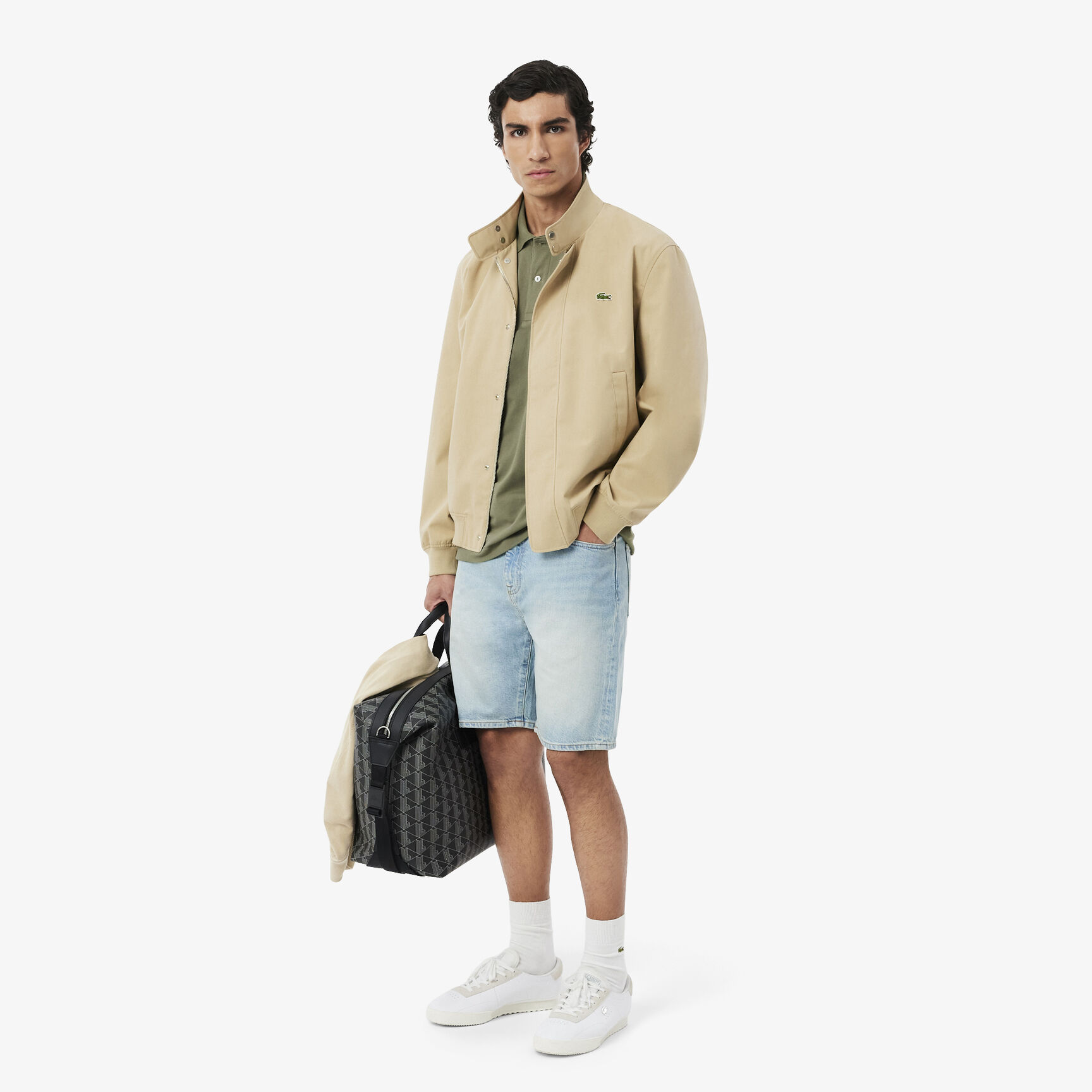 قميص بولو بيكيه خفيف بقصة كلاسيكية L.12.12