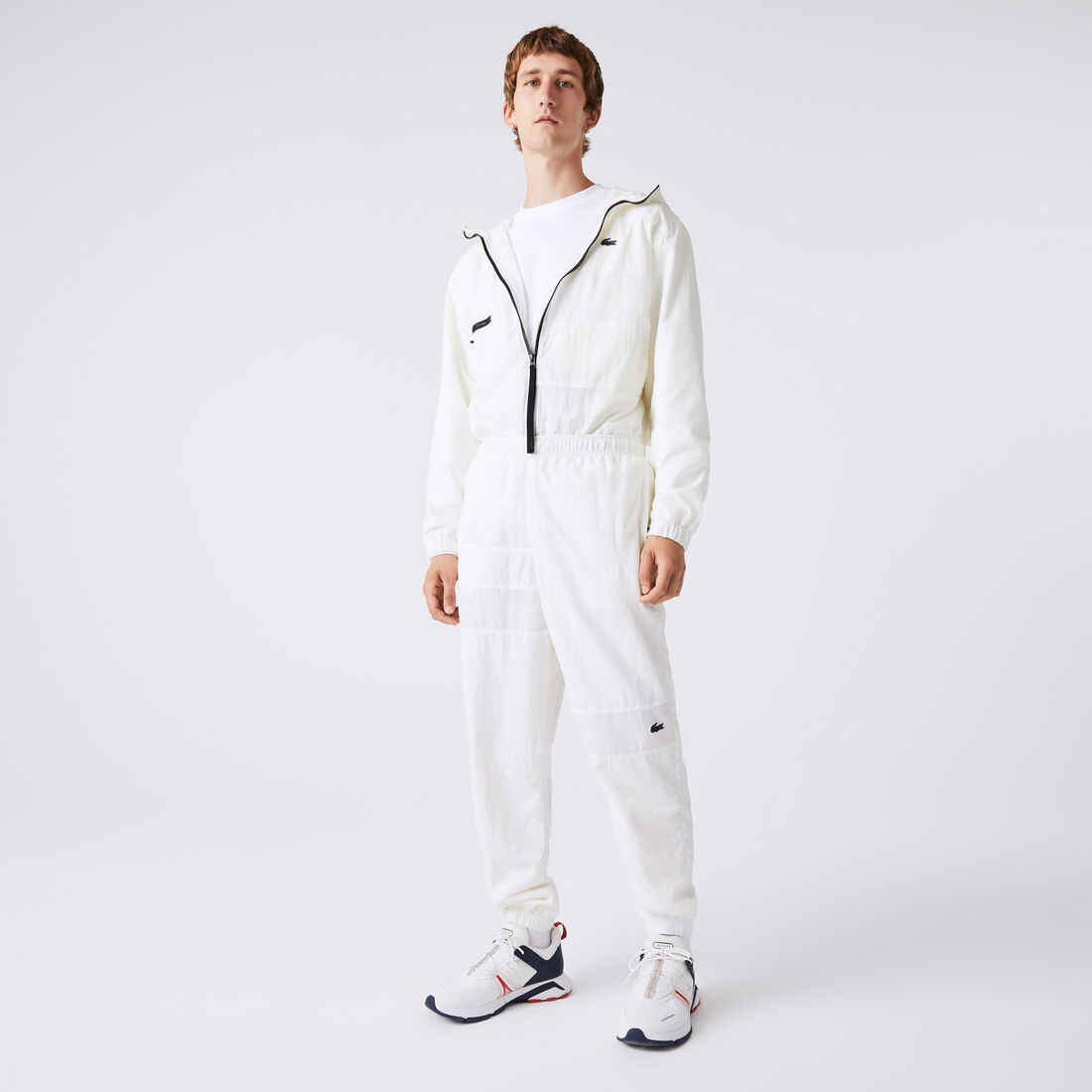 Men's Lacoste Patchwork Water-Repellent Trackpants