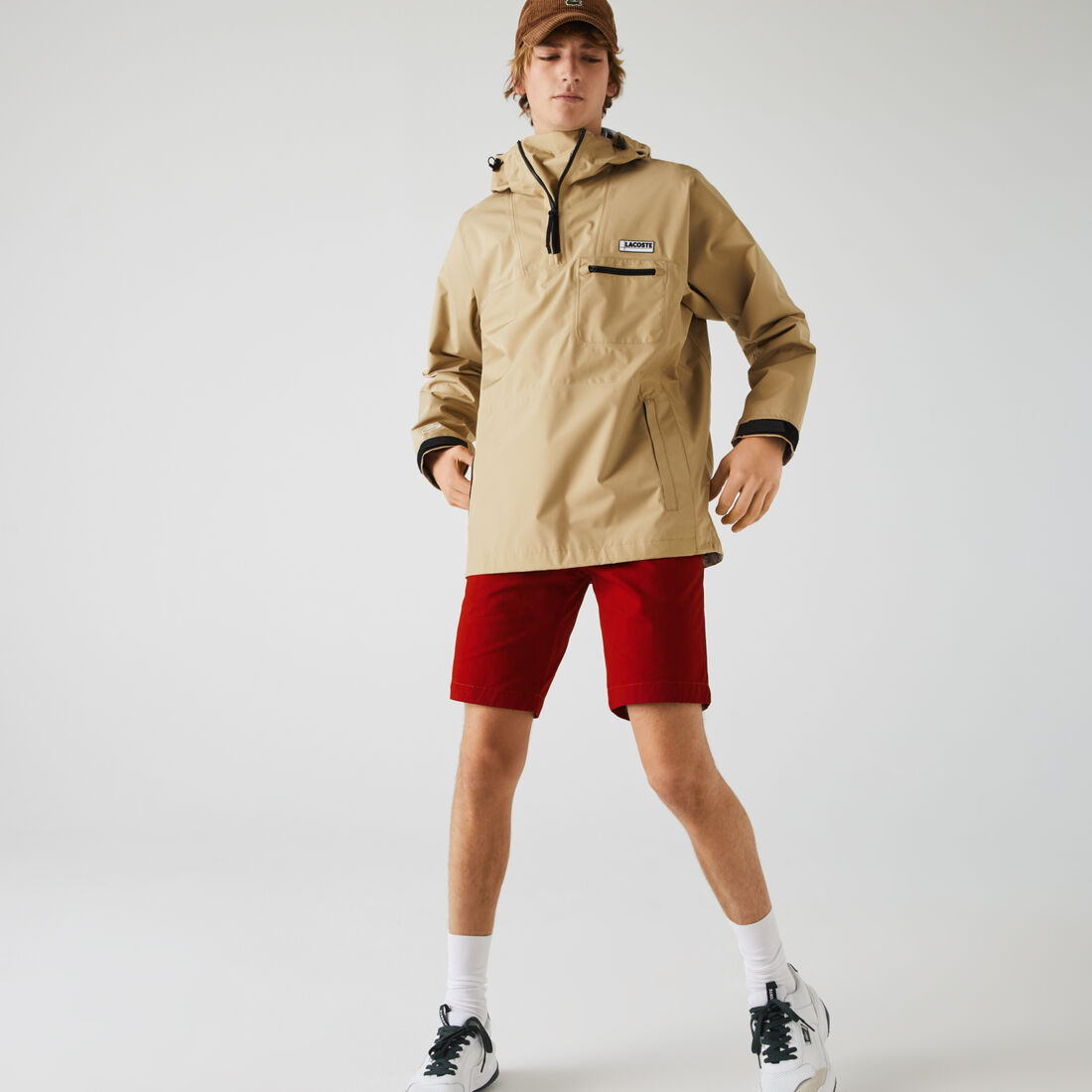 شورت بيرمودا من الجبردين المرن بقصة ضيقة للرجال