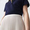 Elastic Waist Fluid Pleated Skirt