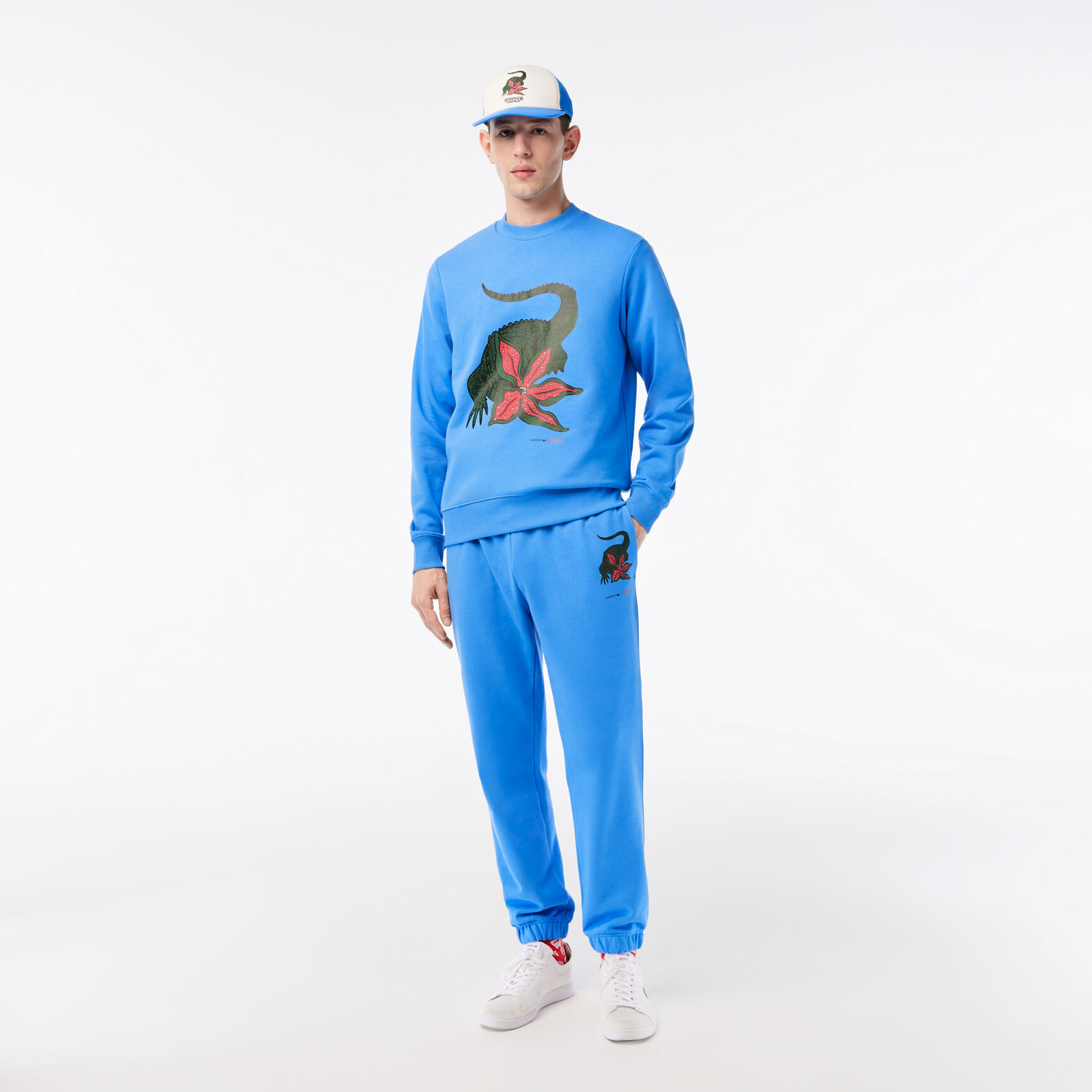 Men's Lacoste x Netflix Croc Print Track Pants
