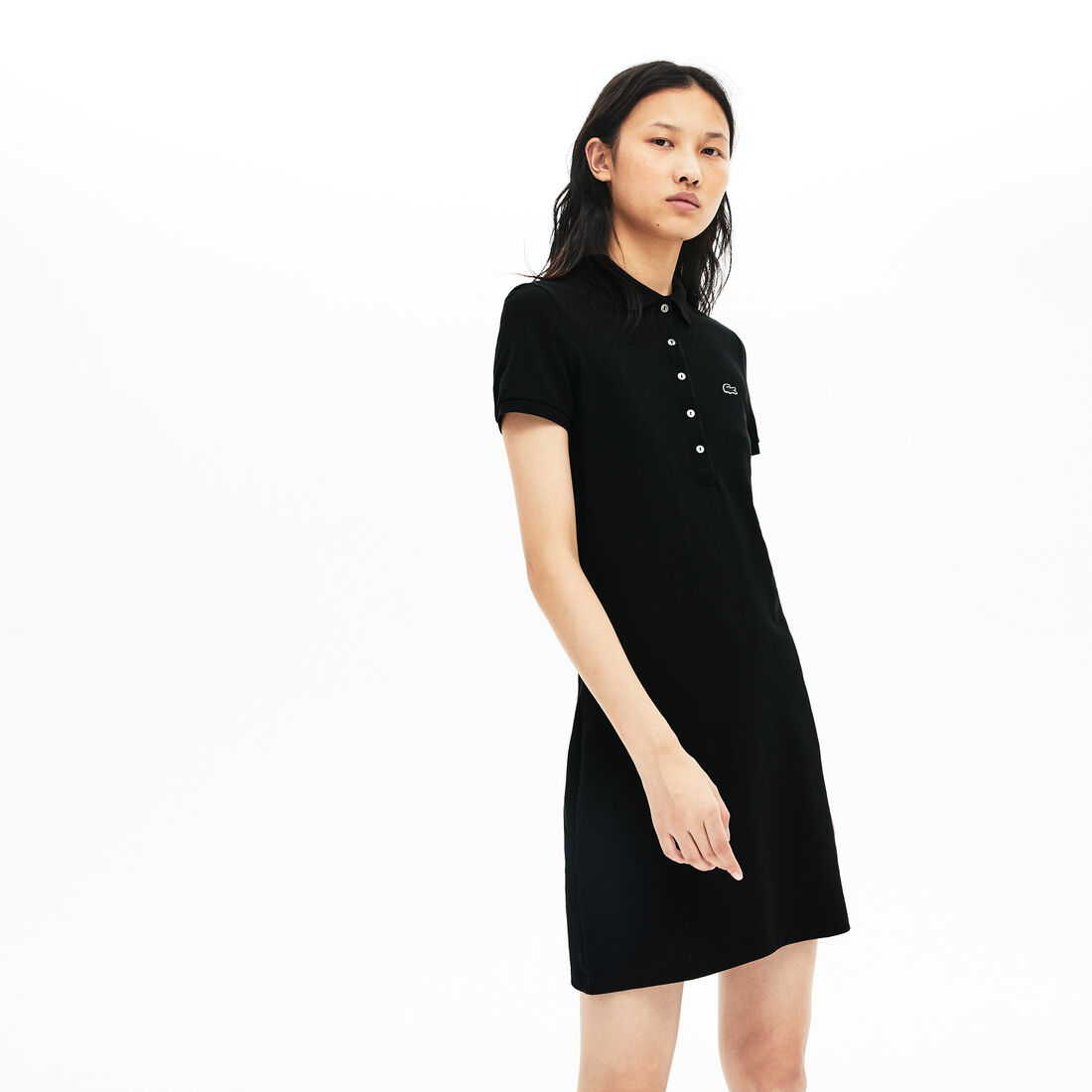 Women's Stretch Cotton Mini Piqué Polo Dress