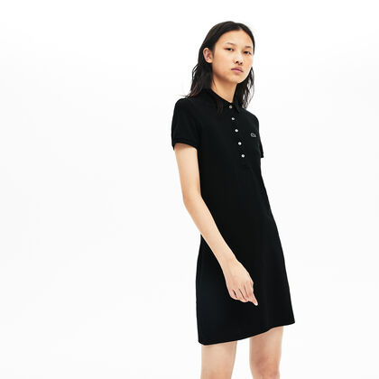 Women's Stretch Cotton Mini Piqué Polo Dress
