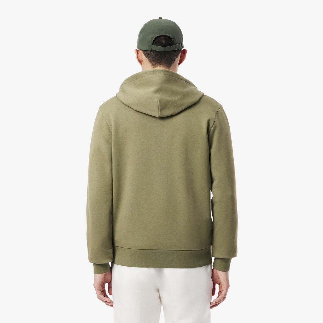 Classic Fit Zipped Fleece Sweatshirt Classic Fit Zipped Fleece Sweatshirt