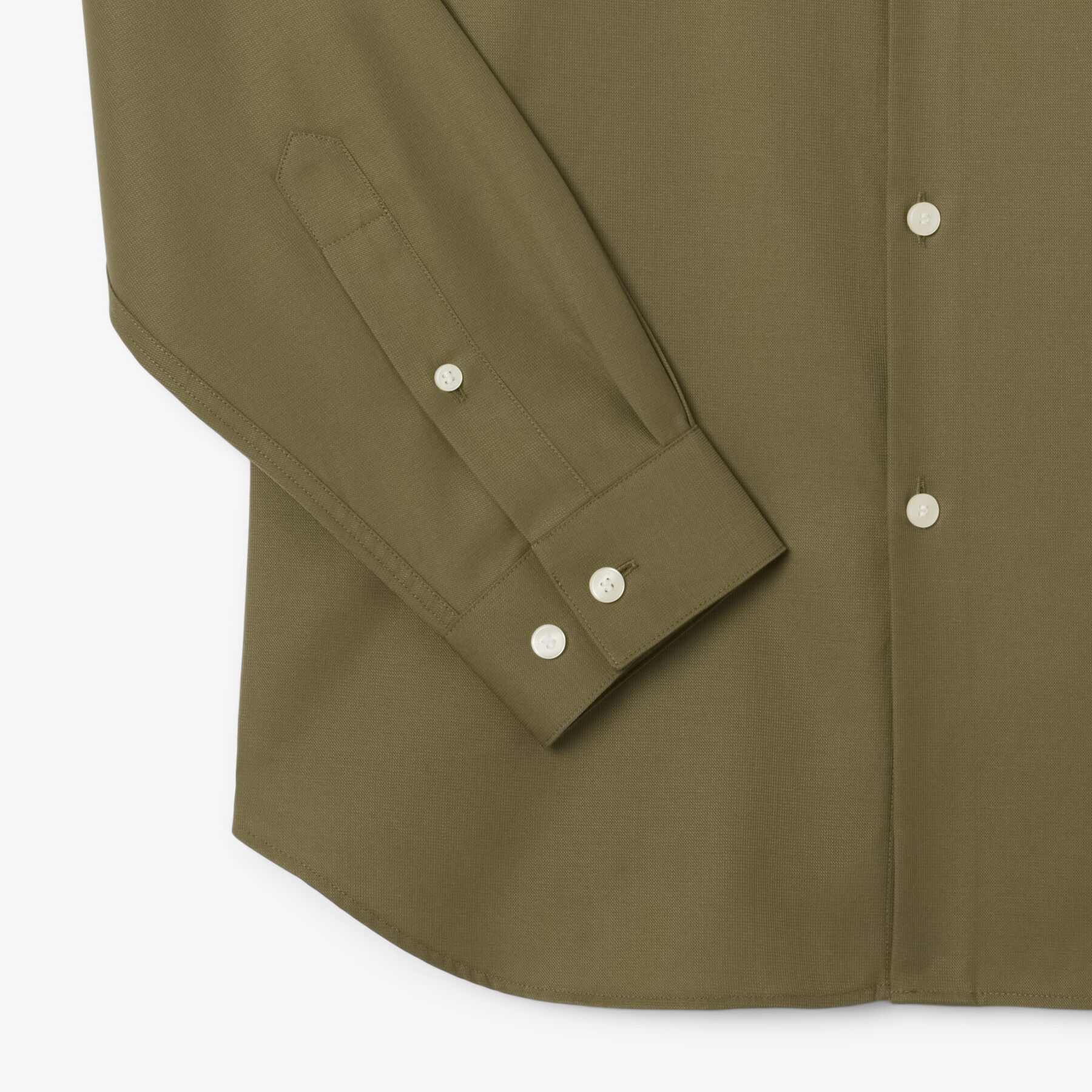 lacoste regular fit cotton poplin shirt