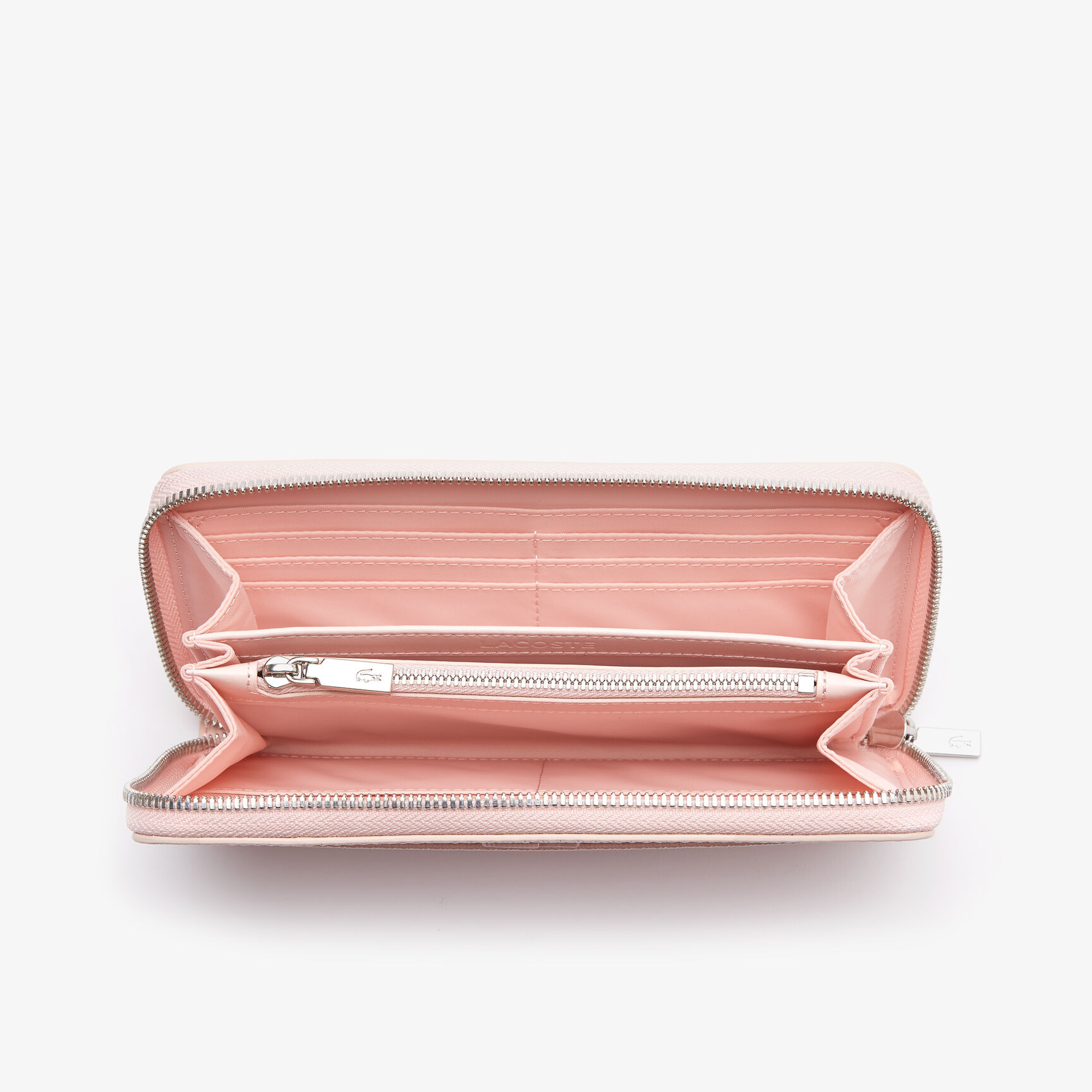 Unisex Chantaco Zipped Embossed Pique Leather Large Wallet