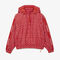 women s lacoste oversized hooded track jacket
