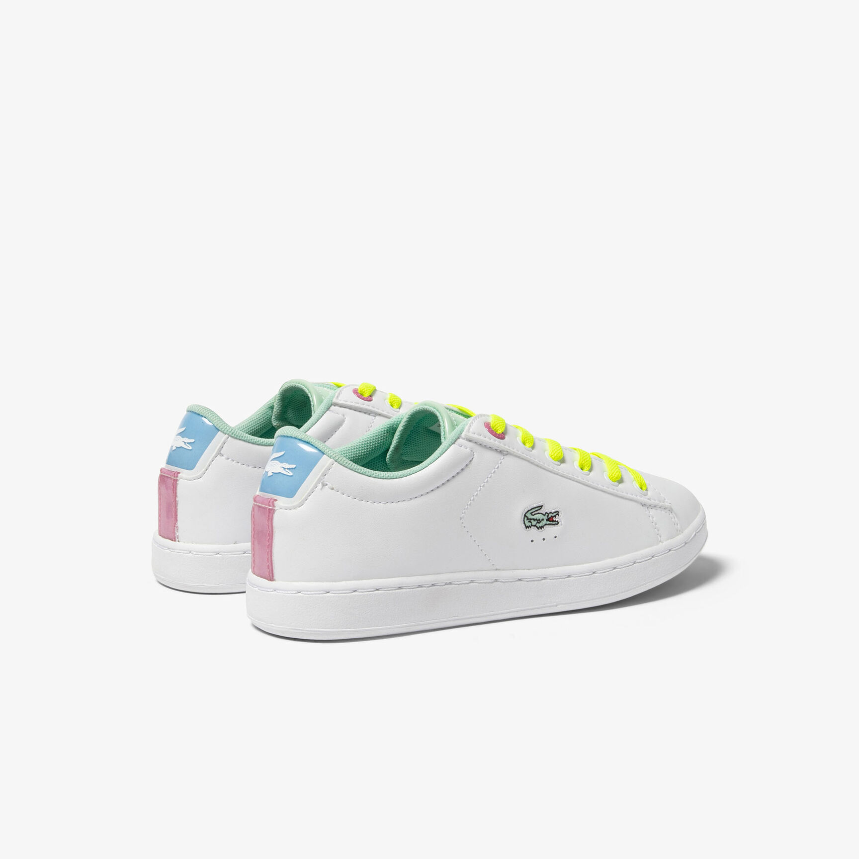 سنيكرز لاكوست كارنابي برو بي ال من خامات صناعية بنفس اللون للأطفال سنيكرز لاكوست كارنابي برو بي ال من خامات صناعية بنفس اللون للأطفال