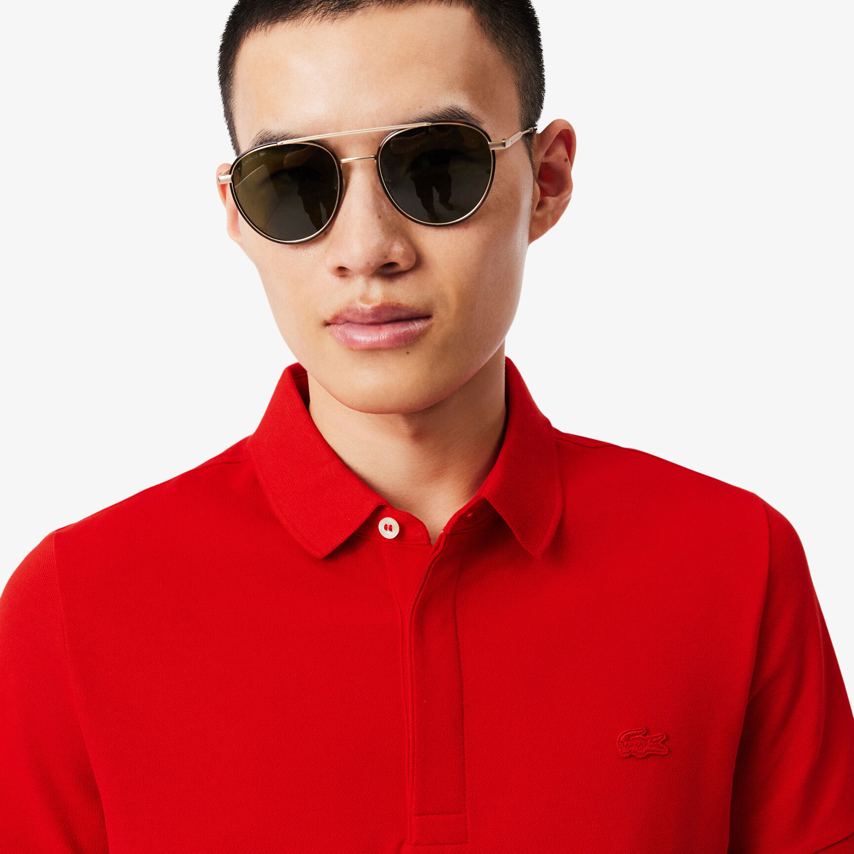 قميص بولو بيكيه باريسي بقصة عادية